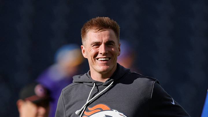 Denver Broncos quarterback Bo Nix (10) 