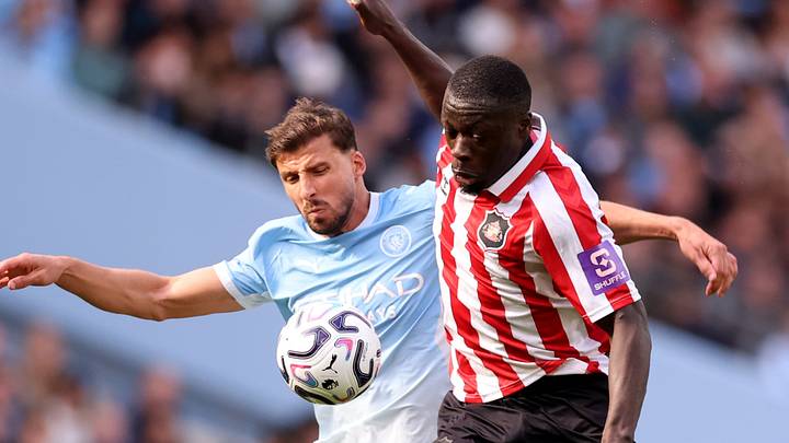 Manchester City v Sunderland in action Manchester City v Sunderland in action