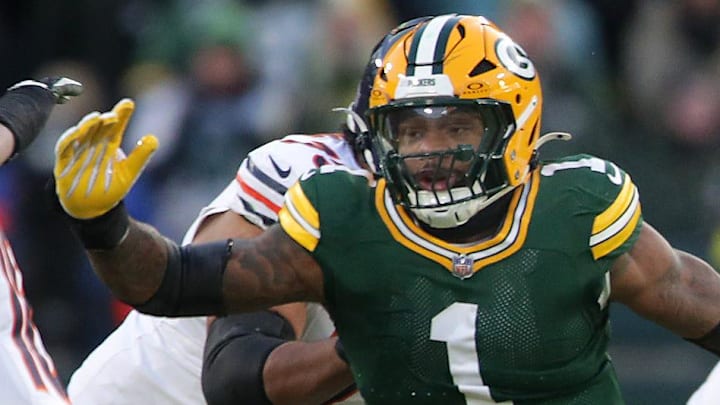 Green Bay Packers defensive end Micah Parsons will be challenged by the Denver Broncos' powerful front on Sunday. Green Bay Packers defensive end Micah Parsons will be challenged by the Denver Broncos' powerful front on Sunday.