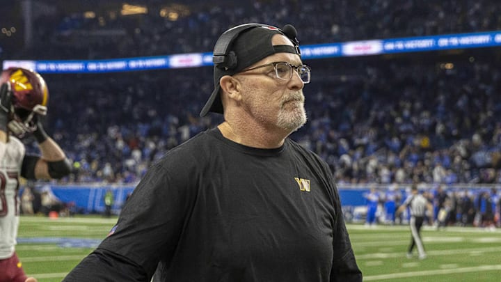 Washington Commanders head coach Dan Quinn. Washington Commanders head coach Dan Quinn.