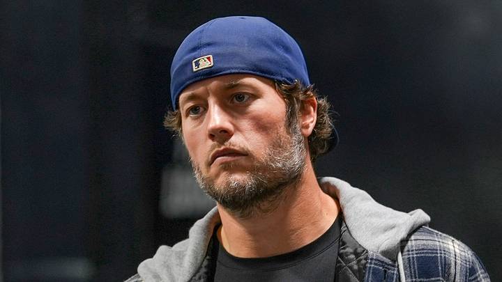  Los Angeles Rams quarterback Matthew Stafford (9) walks into the stadium before the NFC Wild Card Round game