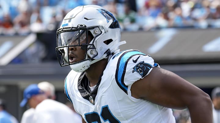 The New England Patriots will be the sixth team defensive end Kobe Jones (91) suits up for, if he makes the roster.