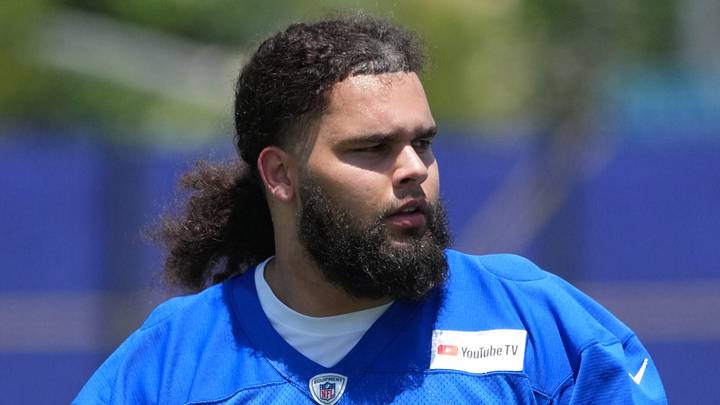 Los Angeles Rams tackle Keagen Trost.
