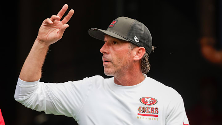 San Francisco 49ers head coach Kyle Shanahan