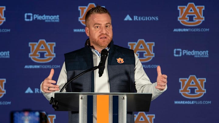 Auburn Tigers head coach Alex Golesh enters his first season with the program. Auburn Tigers head coach Alex Golesh enters his first season with the program.