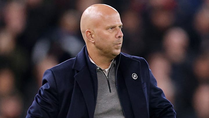 Arne Slot is aware of the pressure on his shoulders.