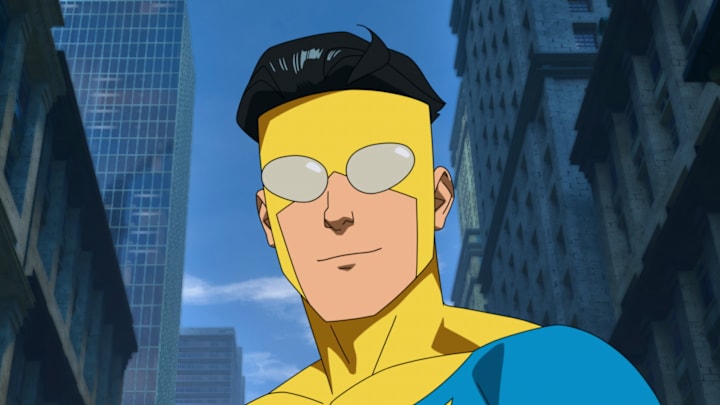 Invincible - Episode 101 - "It's About Time" --Pictured: Steven Yeun (Mark Grayson) -- Credit: Courtesy of Amazon Studios