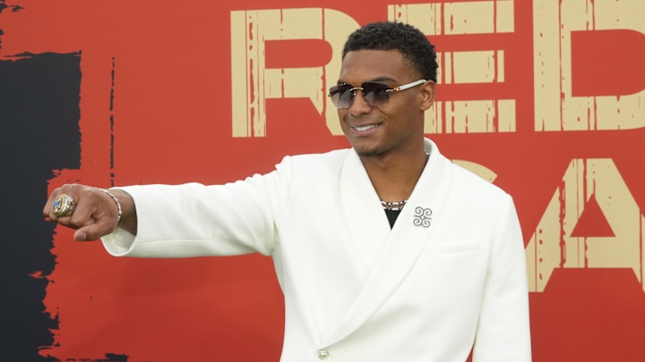 Michigan cornerback Will Johnson attends the 2025 NFL Draft.