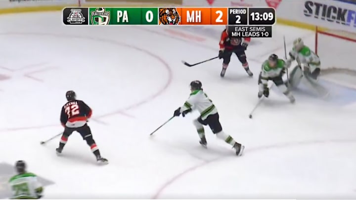 Gavin McKenna scores an incredible goal during the WHL Playoffs Gavin McKenna scores an incredible goal during the WHL Playoffs