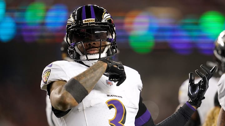 Dec 25, 2023; Santa Clara, California, USA; Baltimore Ravens wide receiver Odell Beckham Jr. (3)