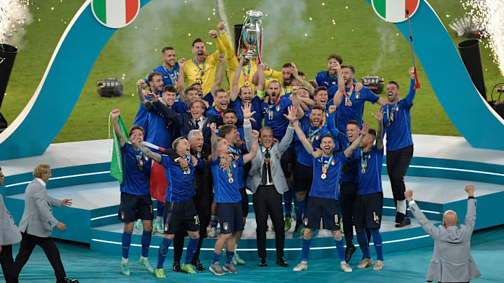 Italia es la campeona vigente de la Eurocopa, tras ganarle a Inglaterra por 3-2