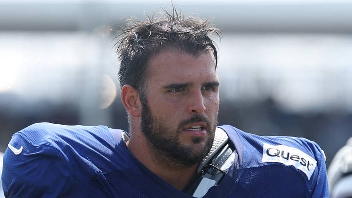 New York Giants offensive lineman Jon Runyan New York Giants offensive lineman Jon Runyan