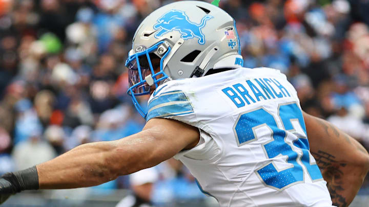 Detroit Lions safety Brian Branch (32). Detroit Lions safety Brian Branch (32).