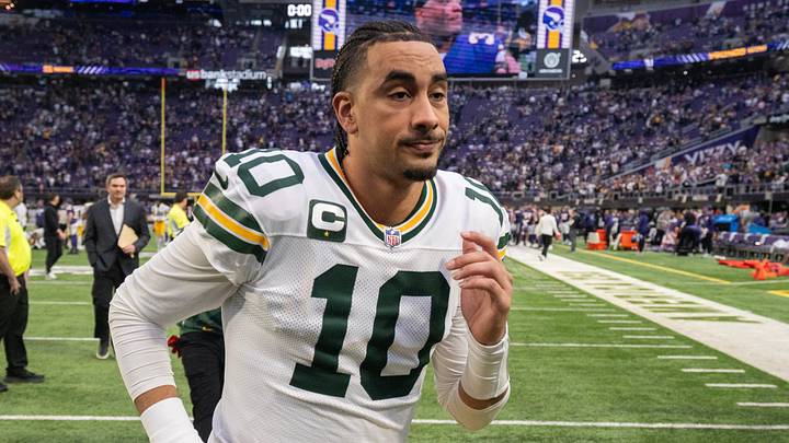 Green Bay Packers quarterback Jordan Love (10) jogs off the field after their game Sunday, January 4, 2026 at U.S. Bank Stadium in Minneapolis, Minnesota. The Minnesota Vikings beat the Green Bay Packers 16-3.

Mark Hoffman/Milwaukee Journal Sentinel