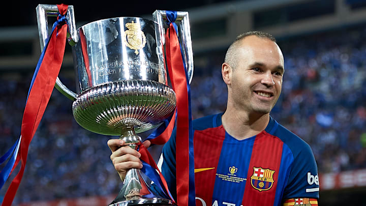 Andres Iniesta won 29 trophies in a storied career at Barcelona