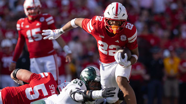Running back Isaiah Mozee was one of just three true freshmen to play in every regular-season game for the Huskers this year,