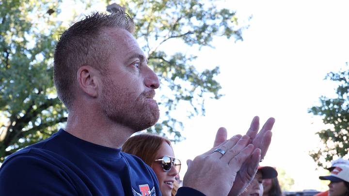 Oct 24, 2026; Auburn, Alabama, USA;  Auburn Tigers head coach Alex Golesh arrives prior to the game against the LSU Tigers at Jordan-Hare Stadium.  Mandatory Credit: John Reed-Imagn Images