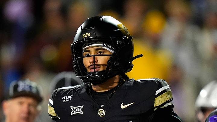 Nov 22, 2025; Boulder, Colorado, USA; Colorado Buffaloes quarterback Julian Lewis (10) following his third quarter touchdown against the Arizona State Sun Devils at Folsom Field. Mandatory Credit: Ron Chenoy-Imagn Images Nov 22, 2025; Boulder, Colorado, USA; Colorado Buffaloes quarterback Julian Lewis (10) following his third quarter touchdown against the Arizona State Sun Devils at Folsom Field. Mandatory Credit: Ron Chenoy-Imagn Images