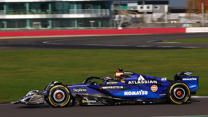 Alexander Albon (THA) Williams Racing FW47. Formula One World Championship, Atlassian Williams Racing FW47 Launch, Silverstone, England, Friday 14th February 2025.