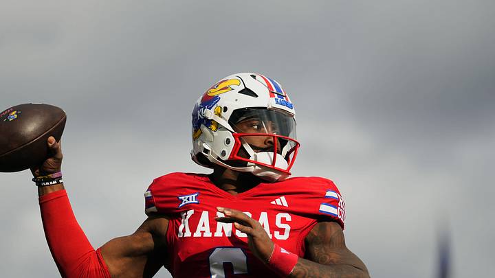 Kansas Jayhawks quarterback Jalon Daniels is shaking things up in Tampa Bay! Kansas Jayhawks quarterback Jalon Daniels is shaking things up in Tampa Bay!
