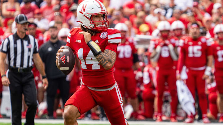 Nebraska quarterback TJ Lateef will need his passing and running skills against heavily favored Utah in the Las Vegas Bowl.