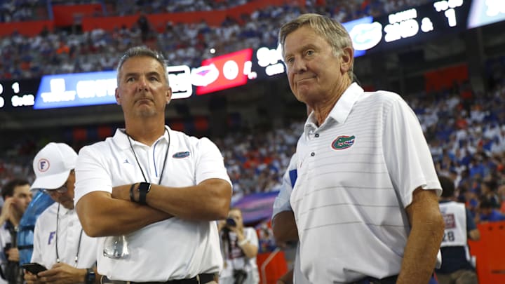 Former Florida Gators head coaches Urban Meyer and Steve Spurrier gave their thoughts on new head coach Jon Sumrall.