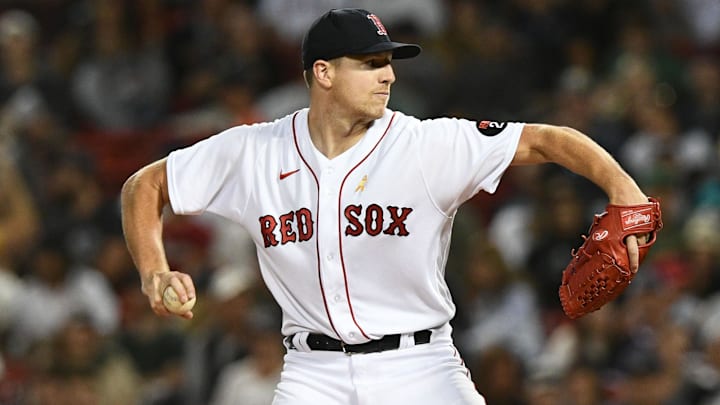 Boston Red Sox starting pitcher Nick Pivetta (37) 