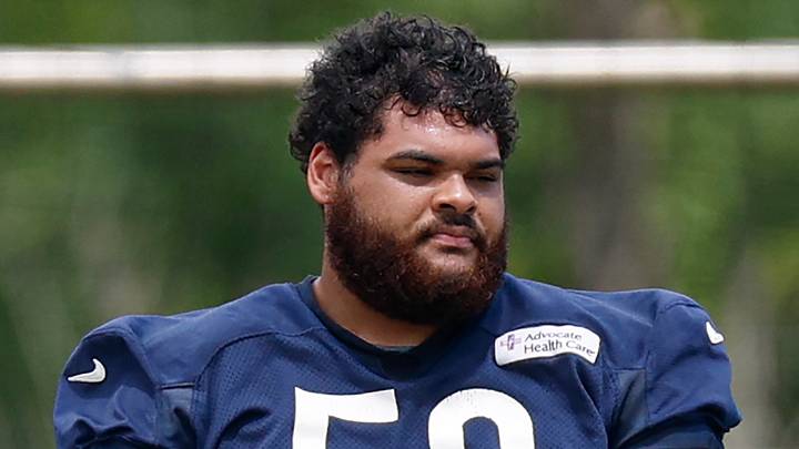 Chicago Bears offensive tackle Darnell Wright