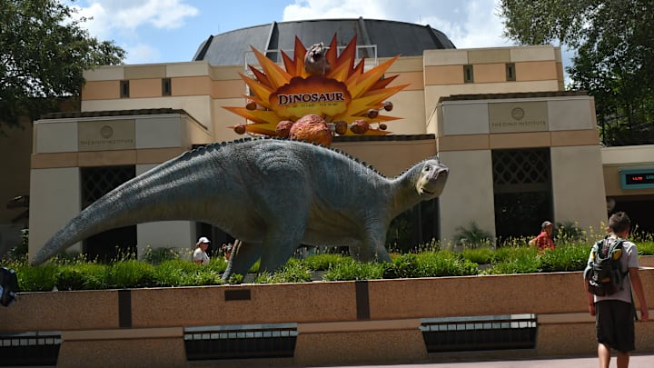 Entry to Dinosaur - the ride. Photo credit: Brian Miller