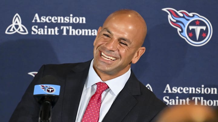 Tennessee Titans head coach Robert Saleh