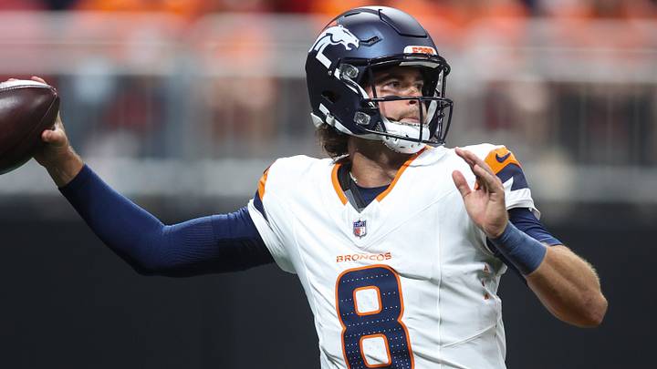 Denver Broncos quarterback Jarrett Stidham Denver Broncos quarterback Jarrett Stidham
