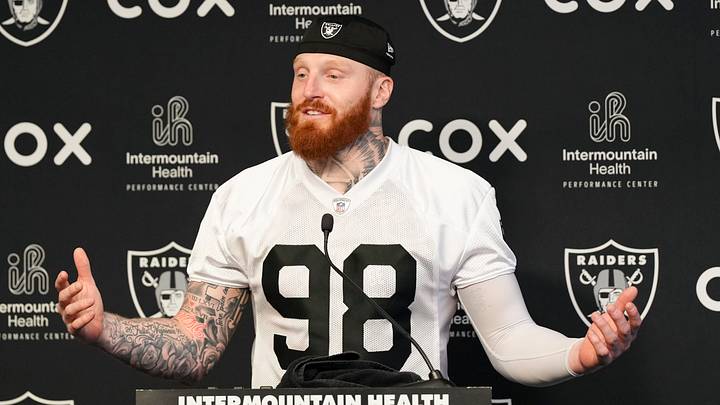 Las Vegas Raiders pass rusher Maxx Crosby Las Vegas Raiders pass rusher Maxx Crosby