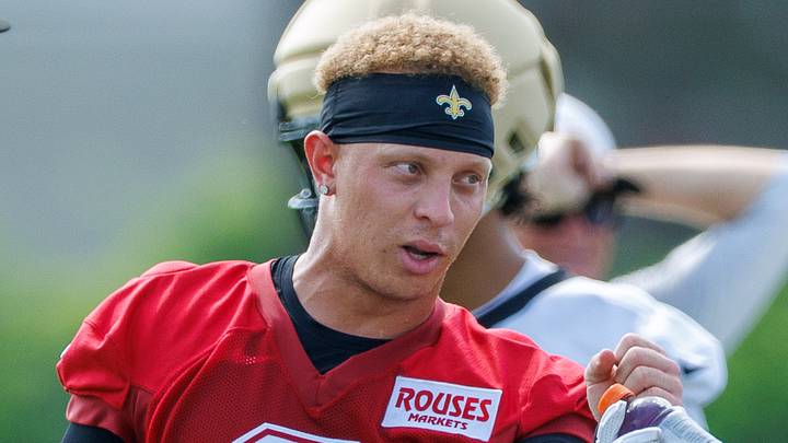 New Orleans Saints quarterback Spencer Rattler New Orleans Saints quarterback Spencer Rattler