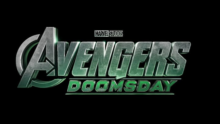 The official logo for Marvel Studios' Avengers: Doomsday. The official logo for Marvel Studios' Avengers: Doomsday.