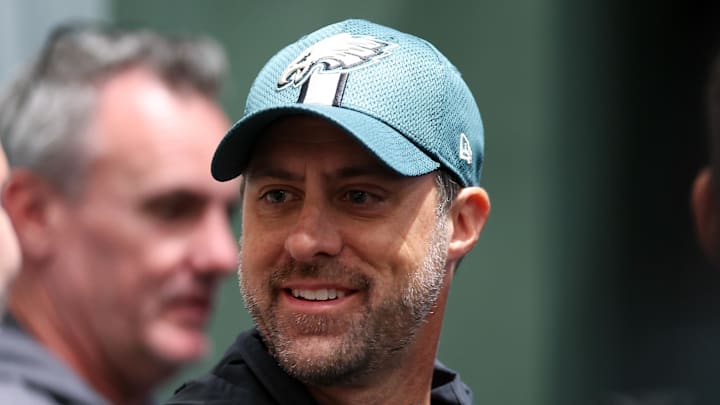 Philadelphia Eagles offensive coordinator Kevin Patullo