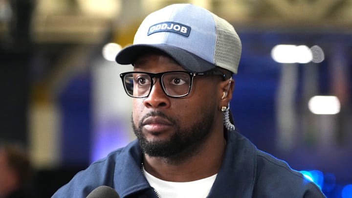 Feb 7, 2025; New Orleans, LA, USA; Gerald McCoy Mandatory Credit: Kirby Lee-Imagn Images Feb 7, 2025; New Orleans, LA, USA; Gerald McCoy Mandatory Credit: Kirby Lee-Imagn Images