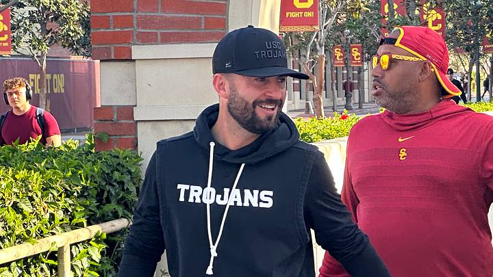 USC Trojans inside receivers/tight ends coach Chad Savage