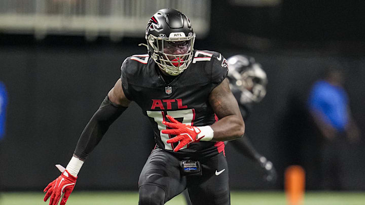 Atlanta Falcons linebacker Arnold Ebiketie was PFF's highest graded player in the Falcons vs. Lions preseason game.
