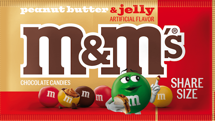 M&M’S Peanut Butter & Jelly. Image courtesy M&M'S