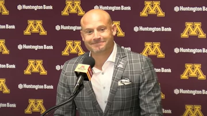 P.J. Fleck / GopherSports on YouTube P.J. Fleck / GopherSports on YouTube