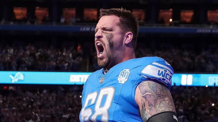 Detroit Lions left tackle Taylor Decker