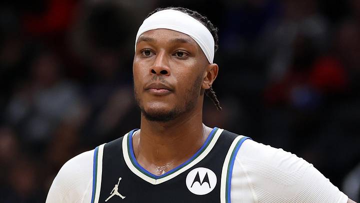 Milwaukee Bucks center Myles Turner (3) looks on