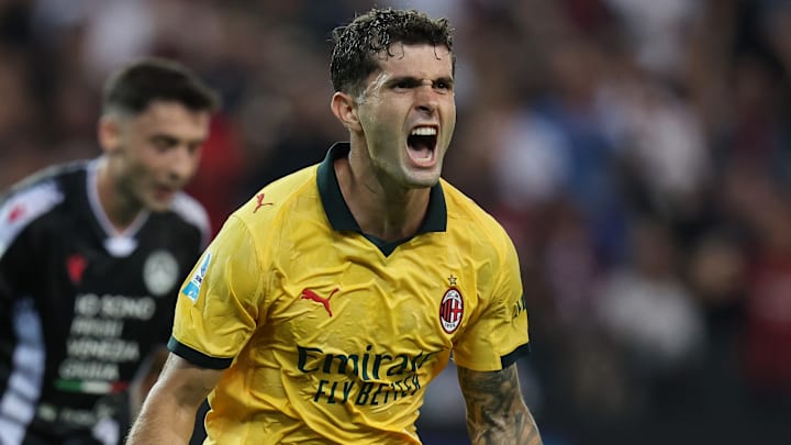 Christian Pulisic has four goal involvements in as many games for AC Milan this season.