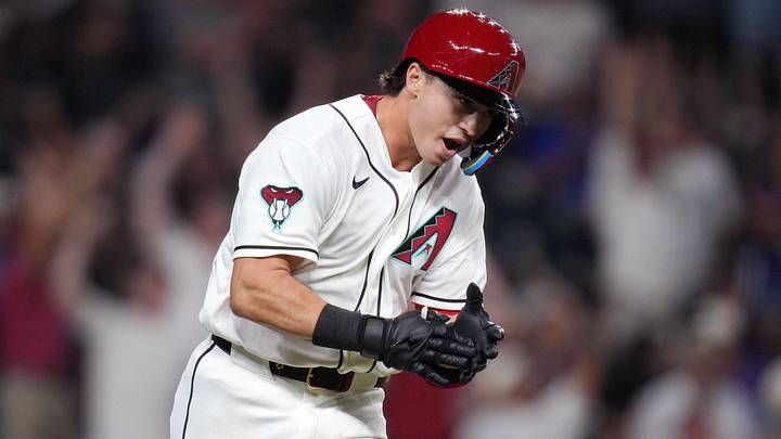 Arizona Diamondbacks batter Tommy Troy (9) celebrates his solo home run against the Los Angeles Dodgers at Chase Field in Phoenix on June 1, 2026. Arizona Diamondbacks batter Tommy Troy (9) celebrates his solo home run against the Los Angeles Dodgers at Chase Field in Phoenix on June 1, 2026.