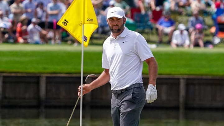 Scheffler shot a five-under 67 in Round 3 at Sawgrass. Scheffler shot a five-under 67 in Round 3 at Sawgrass.