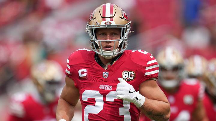 San Francisco 49ers running back Christian McCaffrey