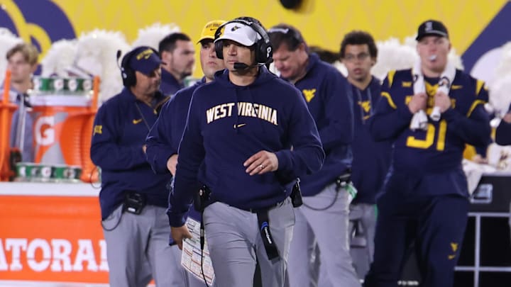 West Virginia University head coach Neal Brown. West Virginia University head coach Neal Brown.