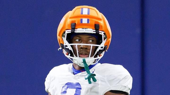Florida Gators wide receiver J. Michael Sturdivant (9) looks on