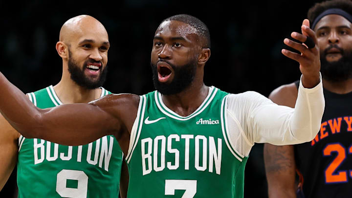 New York Knicks v Boston Celtics New York Knicks v Boston Celtics