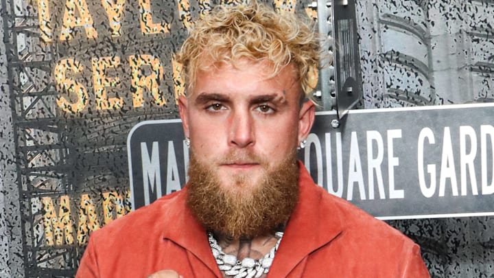 American professional boxer, influencer and actor Jake Paul arrives at the Netflix Live Event on July 10, 2025.